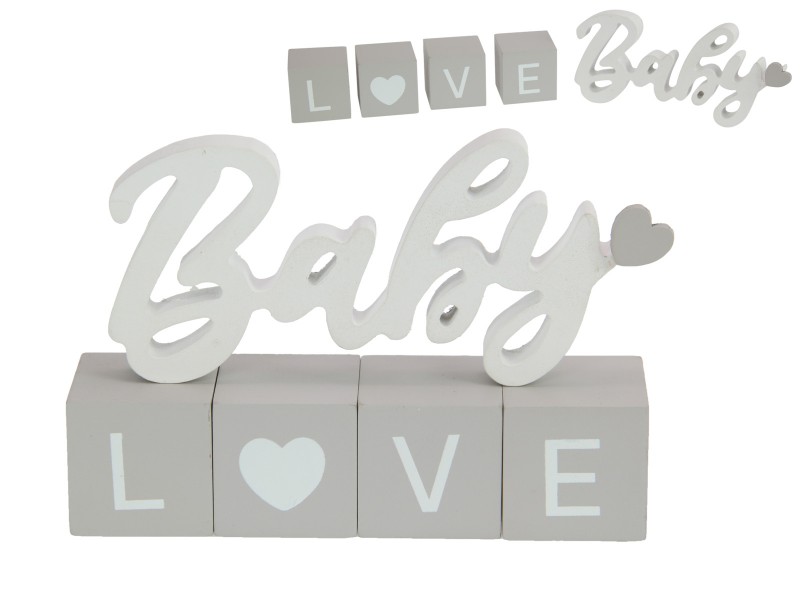 Baby Love Block with Heart